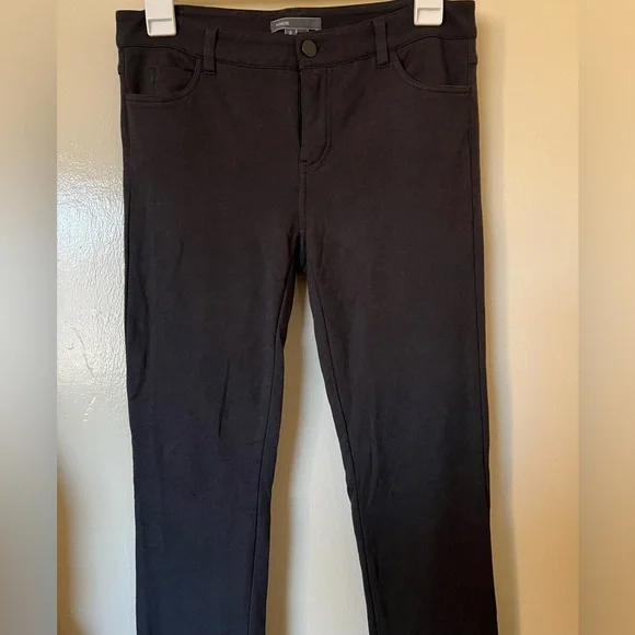 Vince ponte skinny stretch pants leggings size 2 charcoal grey pockets - Picture 4 of 8